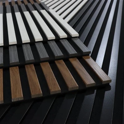 MDF pluošto akustinės sienos skydelis